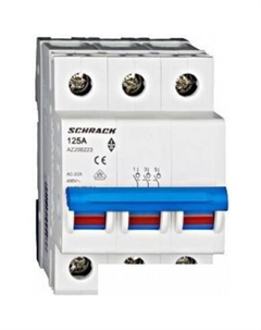 Выключатель нагрузки AZ 3p 125A AZ200223 Schrack technik