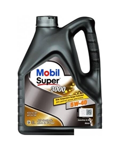 Моторное масло Super 3000 X1 5W-40 4л Mobil