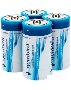 Батарейка GB-LR20-4B Gembird