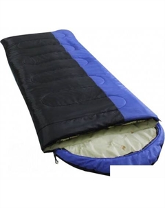 Спальный мешок Аляска Camping Plus Series -5 (левая молния, синий/черный) Balmax