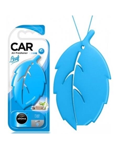 Ароматизатор полимерный Leaf 3D Fresh Linen 83126 Aroma car