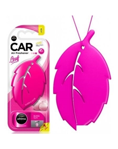 Ароматизатор полимерный Leaf 3D Bubble Gum 83124 Aroma car