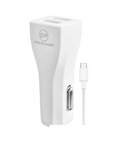 Автомобильное зарядное CC-231 (с кабелем USB Type-C) Digital part