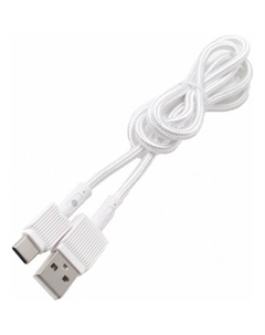 Кабель TC-306 USB Type-A - USB Type-C (1 м, белый) Digital part