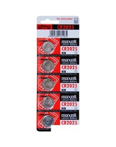 Батарейка CR2025 5 шт Maxell