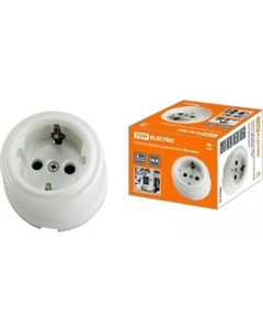Розетка Болонь SQ1820-0007 (белый) Tdm electric