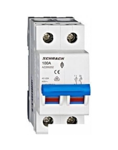 Выключатель нагрузки AZ 2p 100A AZ200202 Schrack technik