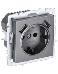 Розетка Brite BR-R14-16-U21-D31-K46 Iek