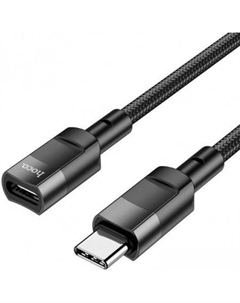 Кабель U107 USB Type-C - USB Type-C (1.2 м, черный) Hoco