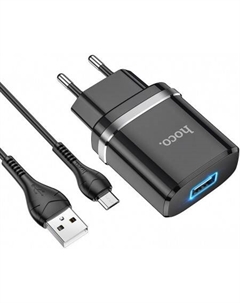 Сетевое зарядное N1 microUSB (черный) Hoco