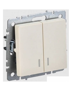 Выключатель Brite ВС10-2-1-БрКр Iek