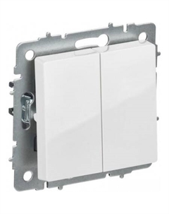 Выключатель перекрестный Brite BR-V23-0-10-K01 (белый) Iek