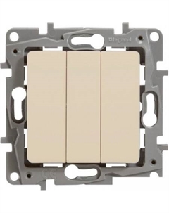 Выключатель Etika 672343 (слоновая кость) Legrand