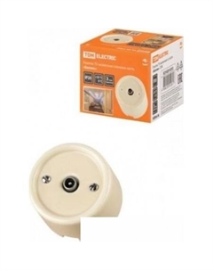 Розетка телевизионная Болонь SQ1820-0353 (слоновая кость) Tdm electric