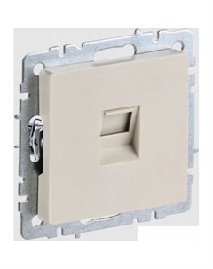 Розетка компьютерная Brite РК10-БрКр Iek