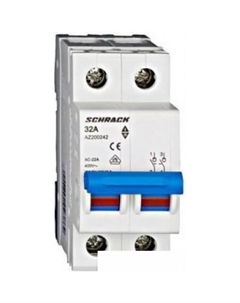 Выключатель нагрузки AZ 2p 032A AZ200242 Schrack technik