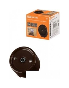 Розетка телевизионная Болонь SQ1820-0454 (коричневый) Tdm electric