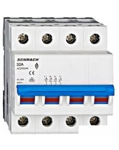Выключатель нагрузки AZ 4p 032A AZ200244 Schrack technik