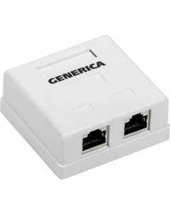 Розетка компьютерная CS2-1C5EF-22-G Generica