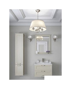 Тумба под умывальник Леон 65 (дуб бежевый) [1A187001LBPR0] Акватон