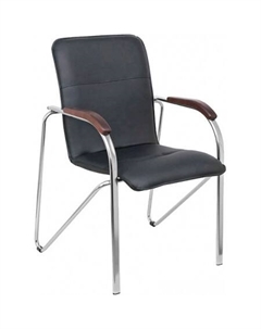 Кресло Самба КС 1 PMK 000.457 (пегассо черный/локти дерево темное) Пмк