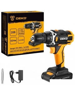 Дрель-шуруповерт Banger 20V ONE+ 083-1116 (с 1-им АКБ) Deko