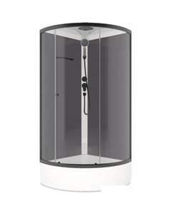 Душевая кабина Simple 99 Mid 90x90 DS01Sm99MGrCl00.Gt-V1.2-Black Domani-spa