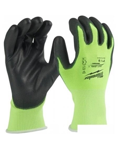 Перчатки хозяйственные Hi-Vis Cut level 1/A 7/S 4932479916 Milwaukee