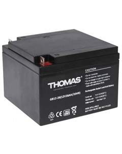Аккумулятор для ИБП GB 12-26 Ah 12V26Ah Thomas