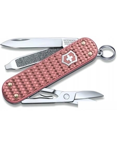 Нож-брелок Classic Precious Alox 0.6221.405G (розовый) Victorinox