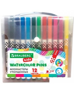 Фломастеры Kids 152185 (12 цв) Brauberg