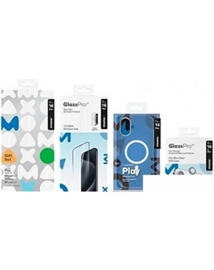 Чехол для телефона Protection Bundle Set для iPhone 16 Plus MXAP24LTGS Momax