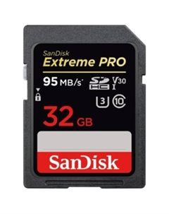 Карта памяти Extreme PRO V30 SDHC 32GB [SDSDXXG-032G-GN4IN] Sandisk