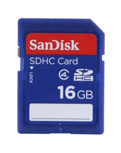 Карта памяти SDHC (Class 4) 16GB (SDSDB-016G-B35) Sandisk