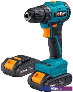 Дрель-шуруповерт BAB-21-BLK 93413526 (с 2-мя АКБ, кейс) Bort