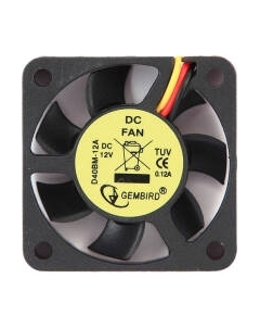 Вентилятор для корпуса Gembird D40BM-12A