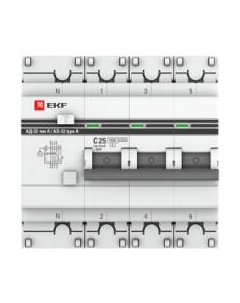 Дифференциальный автомат EKF PROxima АД-32 3P+N 16А/10мА / DA32-16-10-4P-a-pro Ekf