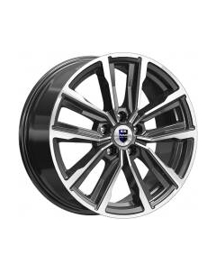 Литой диск K&K Лацио 17x7.5" 5x110мм DIA 67.1мм ET 38мм Алмаз черный K&k