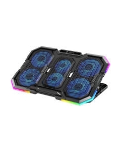 Подставка для ноутбука Evolution LCS-08 RGB с активным охлаждением