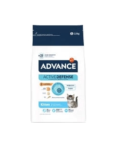 Сухой корм для кошек Advance Kitten с курицей и рисом