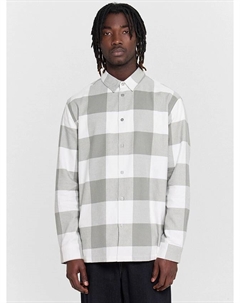 Рубашка мужская серая в клетку Mark formelle