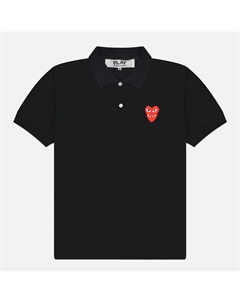 Женское поло Double Red Heart Comme des garçons play