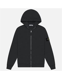 Мужская толстовка Malfile Fleece Old Effect Full Zip Hoodie Stone island