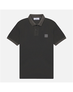 Мужское поло Compass Patch Overdyed Pigments Stone island