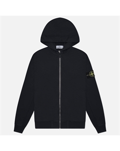 Мужская толстовка Malfile Fleece Old Effect Full Zip Hoodie Stone island