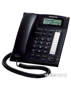 Проводной телефон Panasonic KX-TS2388RUB (черный)