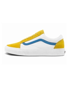 Кроссовки Old Skool White/Yellow/Blue Vans