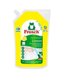 Жидкое средство для стирки белого белья концентрат Лимон, мягкая упаковка 1500 Frosch