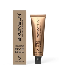 Гель-краска для ресниц и бровей Eyelash and Eyebrow DYE Bronsun