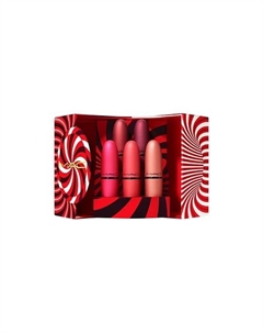 Набор для губ Mistletoe Matte Powder Kiss Lipstick x 5 Mac